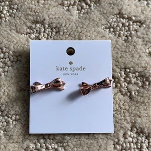 Kate Spade rose gold earrings